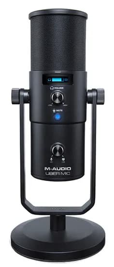Uber Mic M-Audio Microfone USB Profissional com Saída para Fone