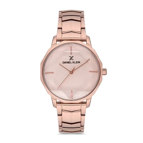 Relógio Analógico Feminino Daniel Klein Premium DK.1.12555-4 - Rosa Ouro