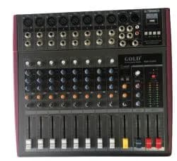 Gold Mesa de Som MS812-USB
