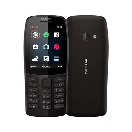 Celular Nokia 210 Tela 2.4" Dual Sim com Câmera 0.3MP / 4G / 1020MAH - Preto