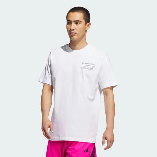Remera Adidas GFX LB Tee 2 Blanco