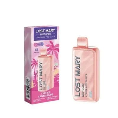 Vaper Descartavel Elfbar Lost Mary MO10000 Lychee Cantaloupe 10000 Puf