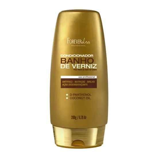 Condicionador Forever Liss Banho de Verniz Bisnaga 200G