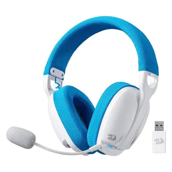 Headset Gamer Redragon Skuld Pro H878WB Wireless - Blanco