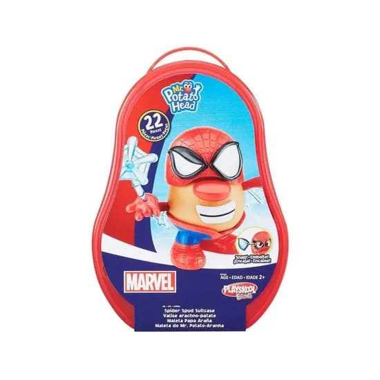 Boneco Hasbro MR Potato Head B9368 Spiderman Playskool Maleta - B9368