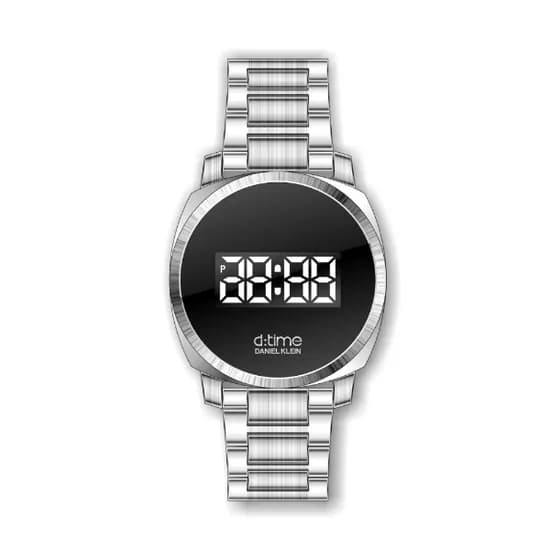 Relógio Digital Masculino Daniel Klein D:Time DK.1.12435-2 - Prata