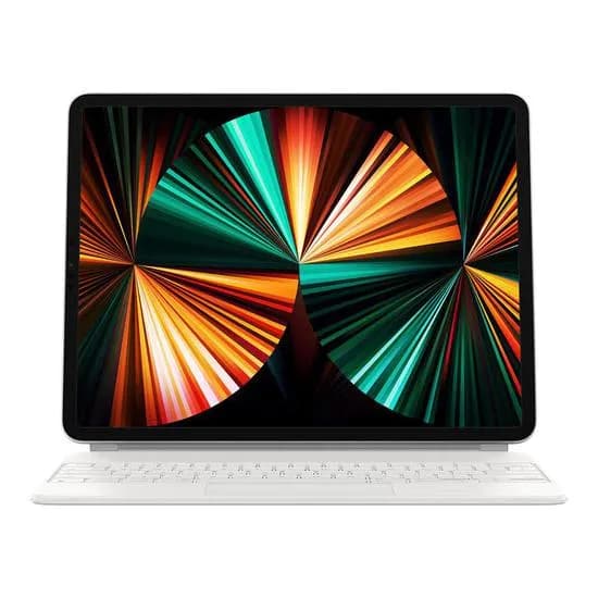 Teclado Apple Magic Keyboard MJQL3LL/A para iPad Pro 12.9"-Branco