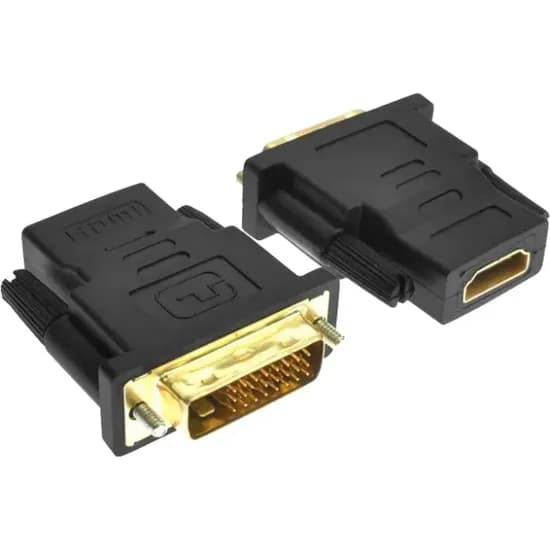 Adaptador DVI Macho HDMI Femea (Sem Caixa) - Preto