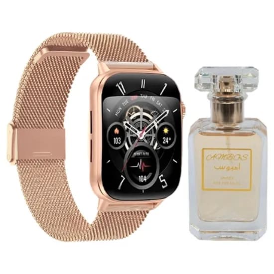 Relogio Smart Watch G-Tide S6 Pro + Perf Ambos Gold