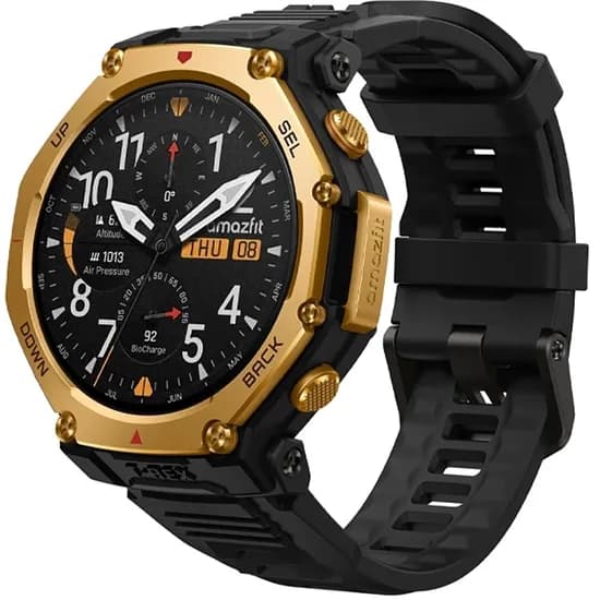 Relogio Smart Amazfit T-Rex 3 Pro 44MM A2549 GPS - Black Gold