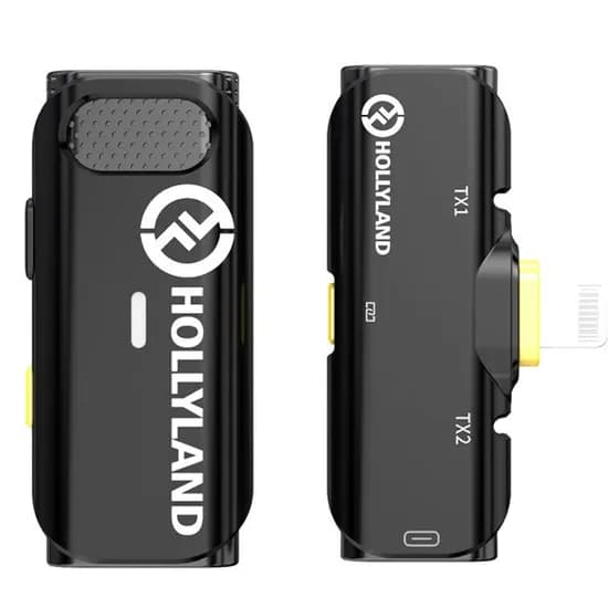 Microfone Sem Fio Hollyland Lark C1 Solo para Telefone - Preto