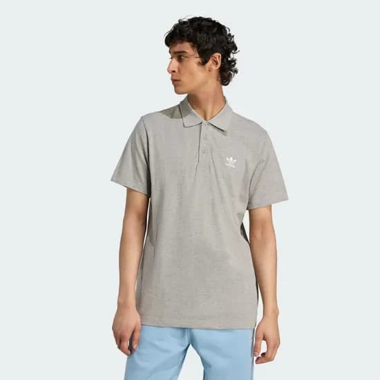 Remera Adidas Originals Ess Polo Tee Gris