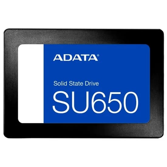 SSD Adata SU650, 240GB, 2.5", SATA 3, Leitura 520MB/s, Gravação 450MB/s, ASU650SS-240GT-R