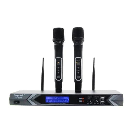 Microfone Sem Fio Ecopower EP-M302