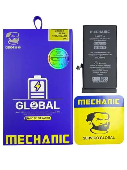 Bateria iPhone Mechanic 12/12PRO Genuina/Global (Original Sistema)