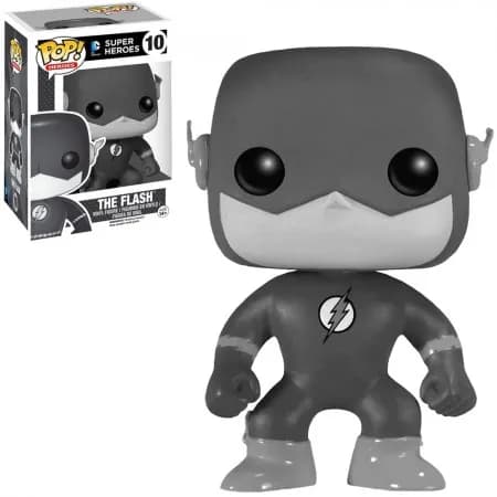 Funko Pop Heroes Universe The Flash Black & White *Ex* 10