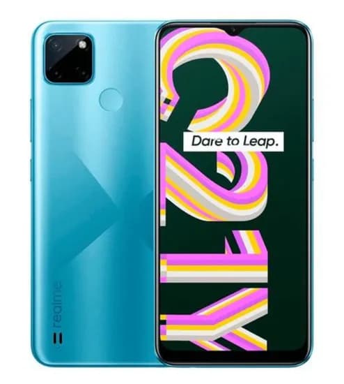 Celular Realme C21Y RMX3261 64GB / 4GB Ram/ 4G / Dual Sim/ Tela 6.5 / Câm 13MP - Azul