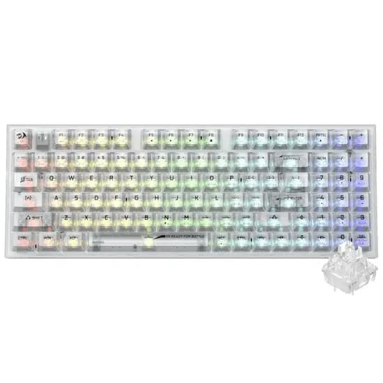 Teclado Mecânico Redragon Irelia Pro K658CT RGB Sem Fio USB
