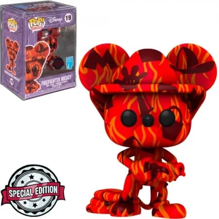 Funko Pop Disney Artist Mickey Firefighter *Ex* 19