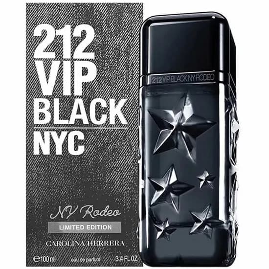Perfume Masculino Carolina Herrera 212 Vip Black NY Rodeo Edp 100 ML