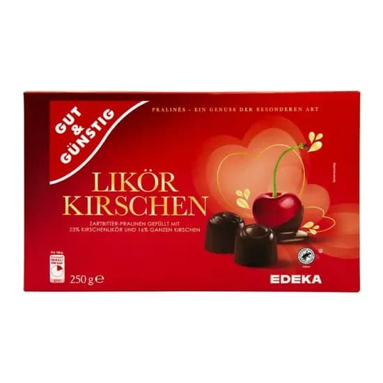 Edeka Bombones Cereza Licor 250GR