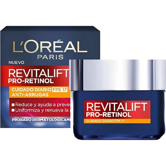 Creme de Dia L'Oréal Paris Revitalift Pro-Retinol FPS 17 - 50ML