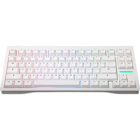 Teclado Mecânico Wooting 80HE Liga de Zinco RGB - Branco