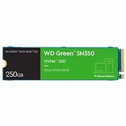 SSD Western Digital M.2 250GB SN350 Green Nvme - WDS250G2G0C