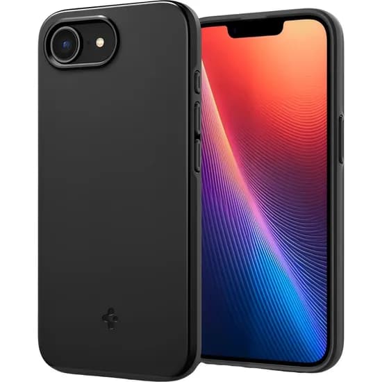 Estojo Protetor Spigen para iPhone 16E Thin Fit Mag Fit - Preto ACS09135