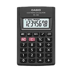 Calculadora Casio HL-4A 8 Digitos - Preto