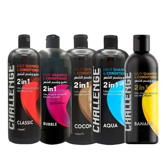 Challenge 2 In 1 Hair Shampoo & Conditioner 500 ML