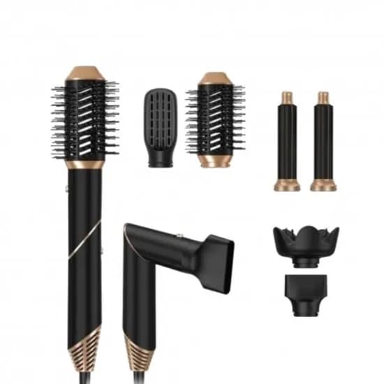 Modelador de Cachos Tucano TC-S61 / 5 Em 1 / 1200W / 220-240V ~ 50/ 60HZ - Preto/ Dourado
