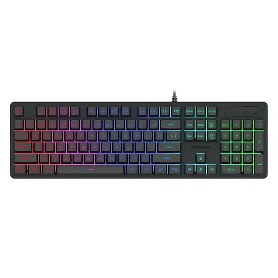 Teclado Gamer Redragon K521RGB Netherbane USB Inglês - Preto
