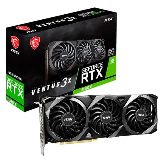 Placa de Vídeo RTX-5060TI 8GB GDDR7 128BIT MSI Ventus 3X Oc 912-V812-099