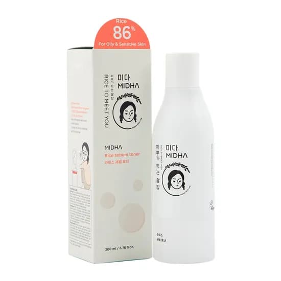 Tônico Facial Midha Rice Sebum - 200ML