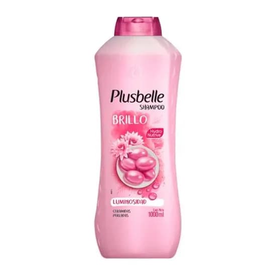 Shampoo Plusbelle Mais Brilho com Ceramidas de Pérolas 1LT