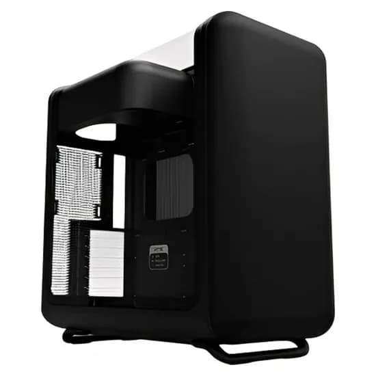 Gabinete Hyte X50 Pitch Black Air, CS-HYTE-X50A-BB, Mid Tower, ATX, Sem Fans, Preto