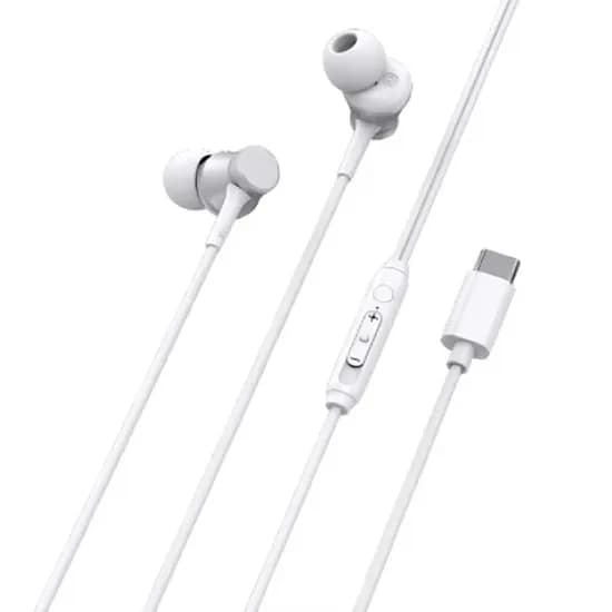 Fone de Ouvido G-Tide CW02 com Microfone e Cabo de 1.2 Metros - Branco
