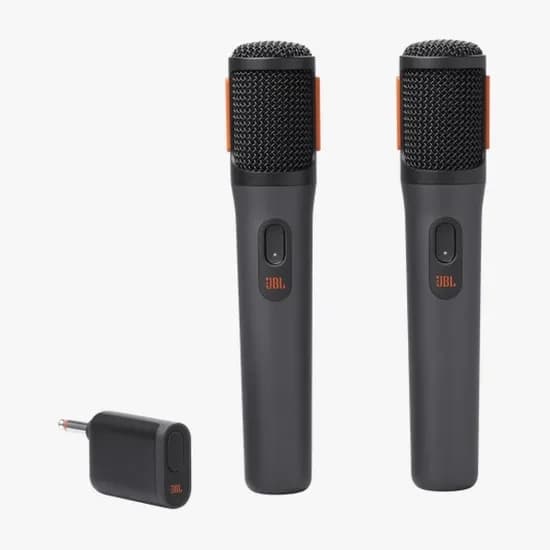 Microfone JBL Wireless Partybox com 2 Microfones Sem Fio
