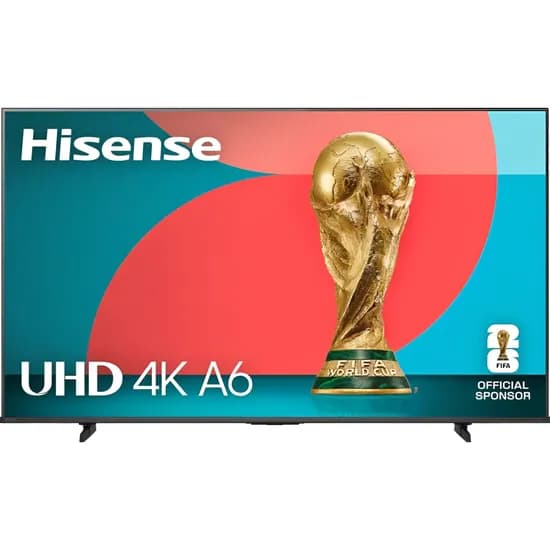 Televisor Smart LED Hisense 65A6NF 65" 4K Uhd Smart Fire Wi-Fi - Preto