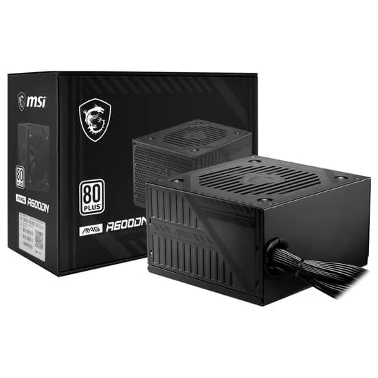 Fonte 600W MSI Mag A600DN 80 Plus Standard