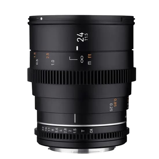 Lente Cine Samyang Canon VDSLR 24MM T1.5 II Ef FF
