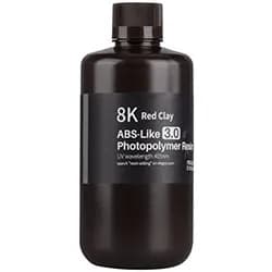 Resina para Impressora 3D Elegoo Abs 3.0 8K 500G - Red Clay