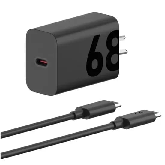 Carregador Motorola MC-686N 68W USB-C com Pino Arg - Preto (Deslacrado)