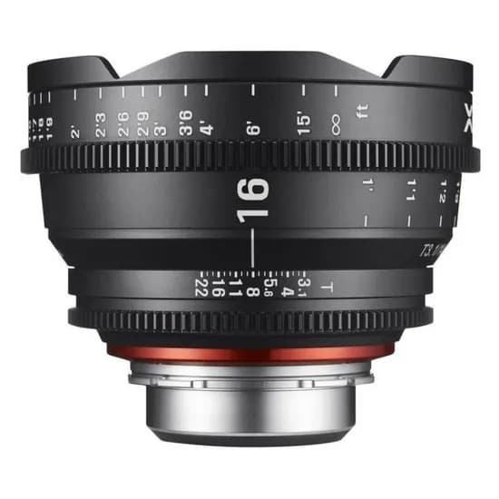 Lente Cine Samyang Xeen Canon 16MM T/2.6 Ef FF