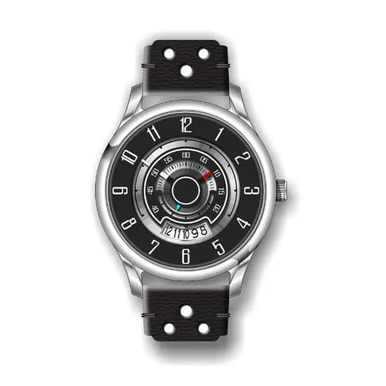 Relógio Analógico Masculino Daniel Klein Premium DK.1.12318-1 - Preto e Prata
