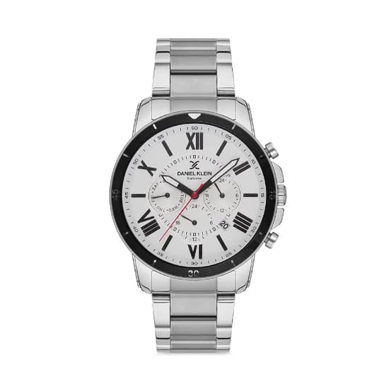 Relógio Analógico Masculino Daniel Klein Exclusive DK.1.12598-1 - Prata