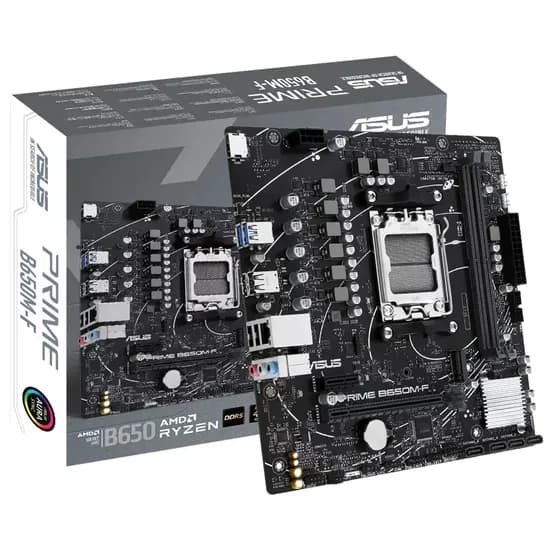 Placa Mãe AMD AM5 Asus B650M-F Prime DDR5 Micro-ATX