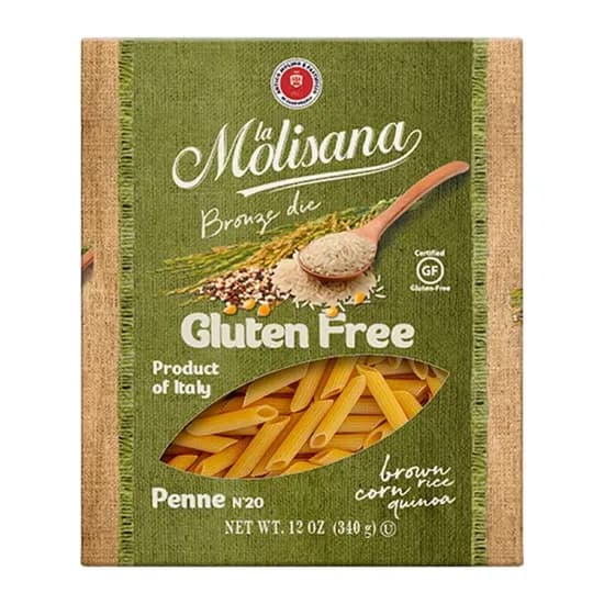 Macarrão Sem Gluten Penne Rigate Numero 20 Pacote 340G La Molisana