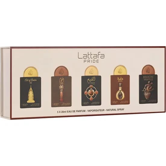 Kit Perfumes Lattafa Pride Nº 4 Edp - Unissex 5 Peças
